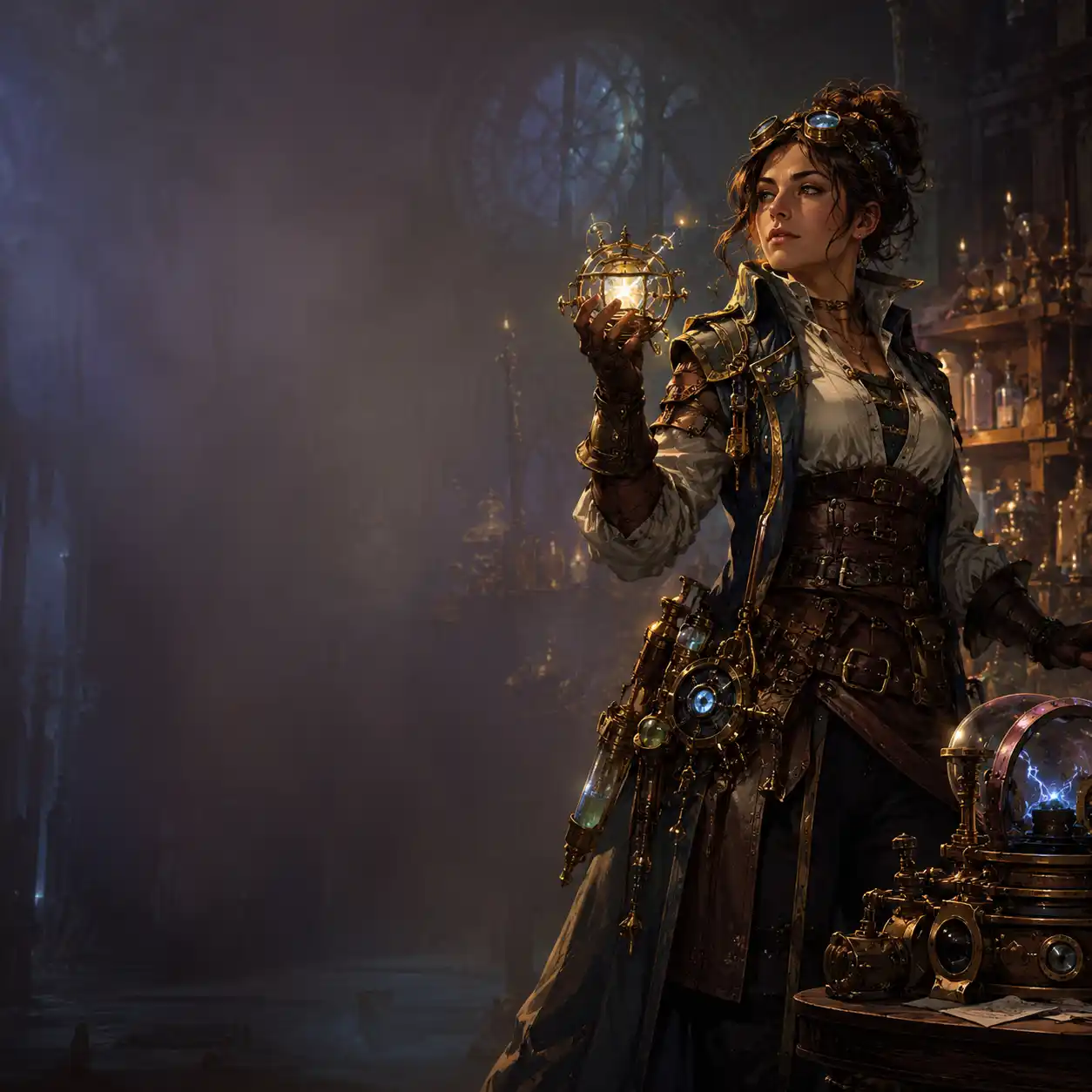 A female Artificer class portrait.