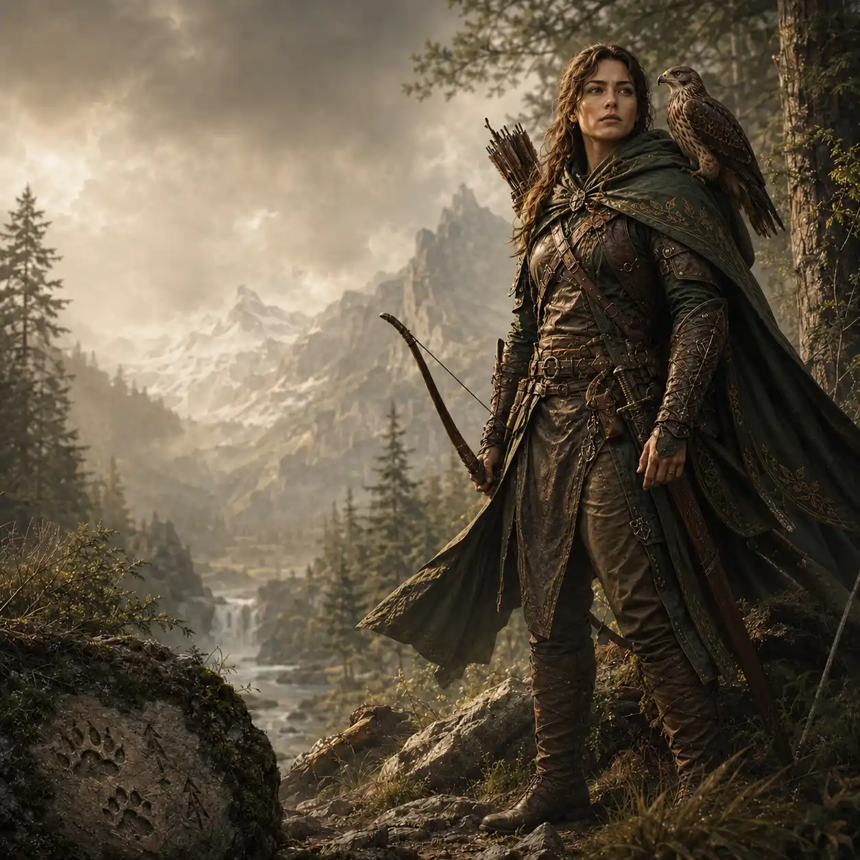A female Ranger class portrait.